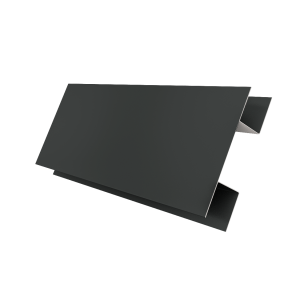 Планка H-образная Экобрус 0,5 Satin Matt RAL 7016 антрацитово-серый (3м)