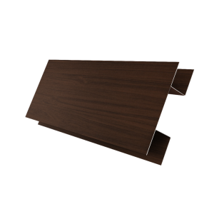 Планка H-образная стыковочная сложная 0,45 Print Elite Choco Wood TwinColor (2м)