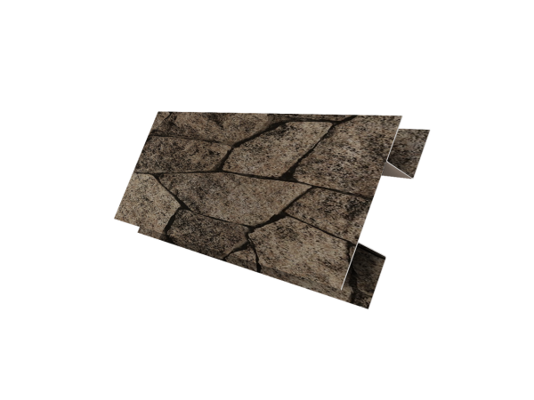 Планка H-образная стыковочная сложная 0,45 Print Elite King Stone TwinColor (2м)