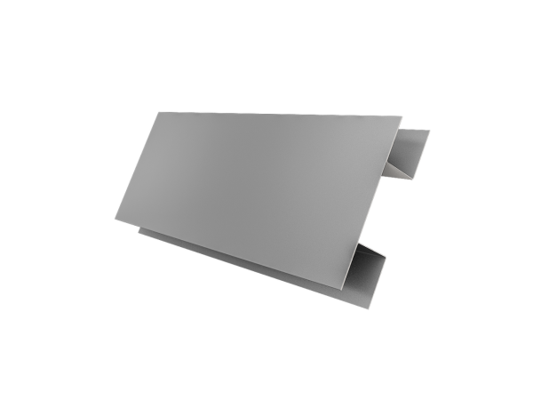 Планка H-образная стыковочная сложная 0,5 Satin с пленкой RAL 7004 сигнальный серый (2м)