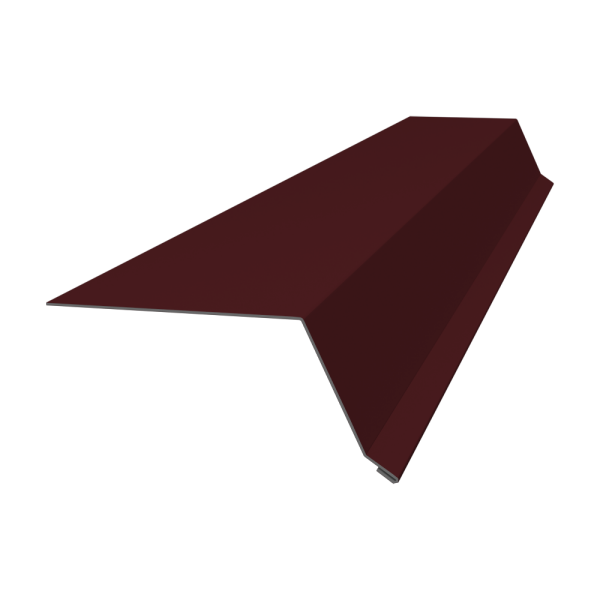 Планка капельник 100х55 0,4 PE с пленкой RAL 3005 красное вино (2м)