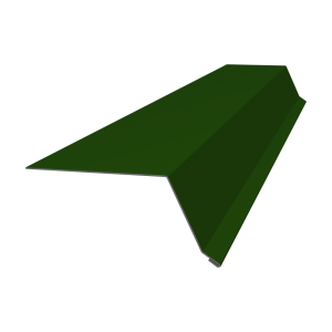 Планка капельник 100х55 0,45 PE с пленкой RAL 6002 лиственно-зеленый (2м)