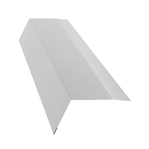 Планка карнизная 100х65 0,4 PE с пленкой RAL 9003 сигнальный белый (3м)