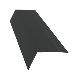 Планка карнизная 100х65 0,5 Satin с пленкой RAL 7016 антрацитово-серый (3м)