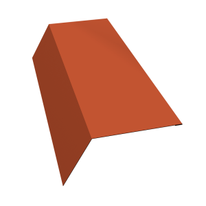 Планка карнизная 120х80 0,45 Drap RAL 8004 терракота (2м)