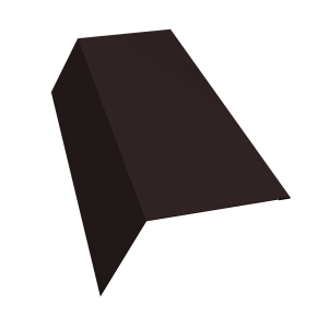 Планка карнизная 120х80 0,45 Drap RAL 9005 черный (2м)