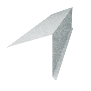 Планка конька односкатной кровли 180x160 0,45 Zn (3м)