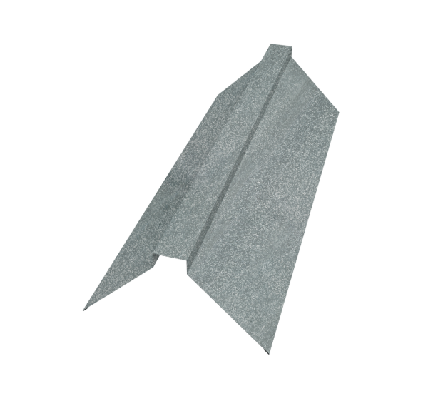 Планка конька плоского 115х30х115 0,5 Zn (3м)