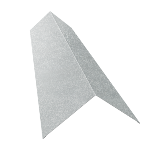 Планка конька плоского 145х145 0,4 Zn (3м)