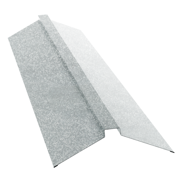 Планка конька плоского 150х40х150 0,4 Zn (2м)