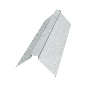 Планка конька плоского 175х50х175 0,4 Zn (3м)