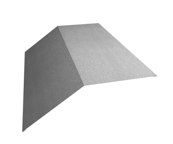 Планка конька плоского 190х190 0,4 Zn (2м)