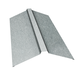 Планка конька прямоугольного 150х30х150 0,4 Zn (2м)