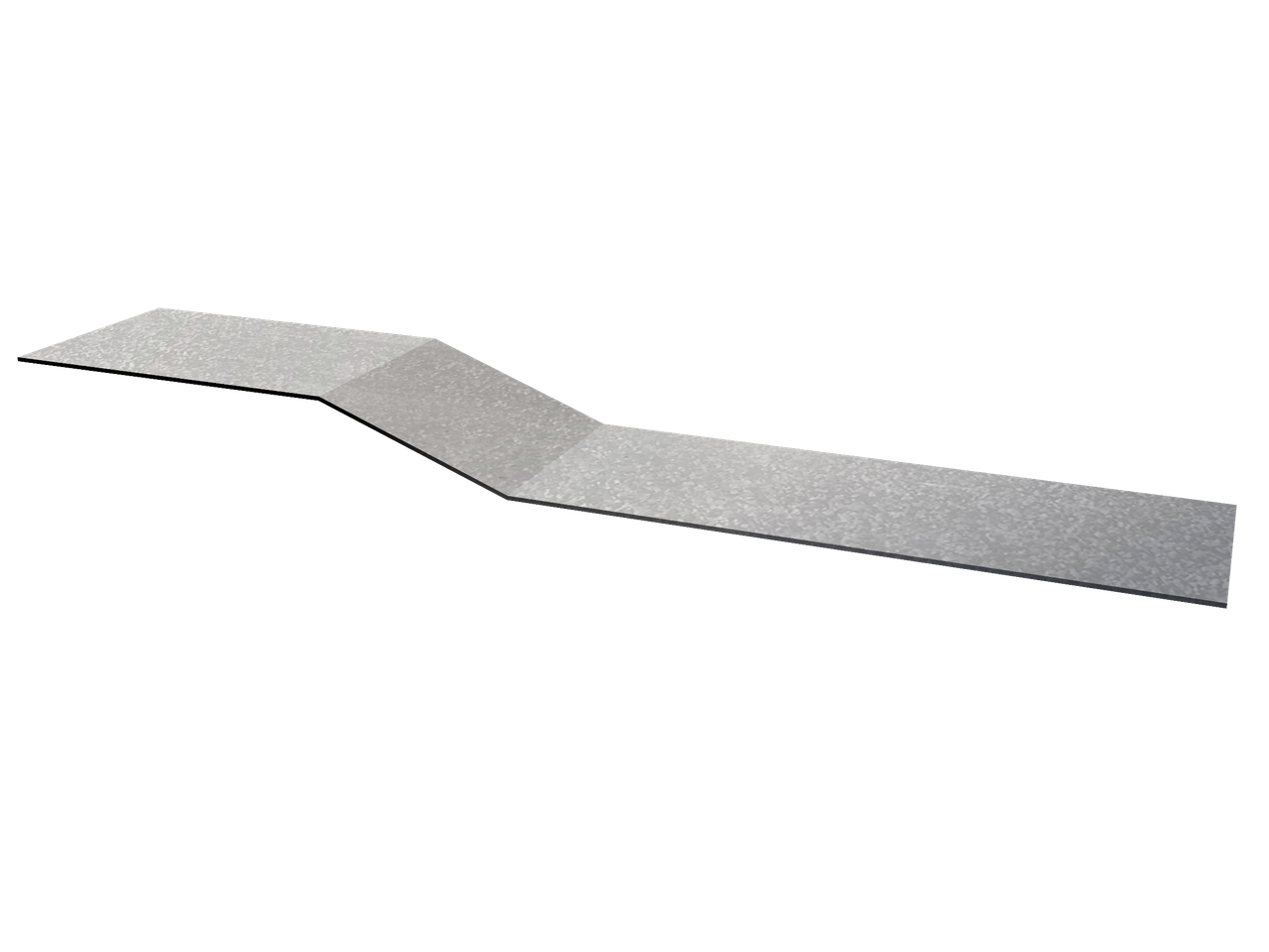 Планка крепежная фальц 0,55 Zn (2м)