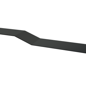 Планка крепежная фальц Grand Line 0,5 GreenCoat Pural BT, matt RR2H3 (RAL 7016 антрацитово-серый) (3м)