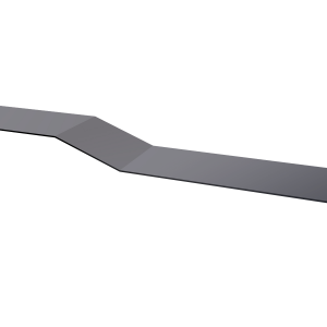 Планка крепежная фальц Grand Line 0,5 Satin с пленкой RAL 7004 сигнальный серый (3м)