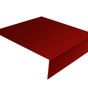 Планка лобовая/околооконная простая 190х50 0,45 PE с пленкой RAL 3011 коричнево-красный (2м)