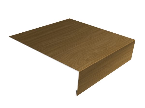 Планка лобовая/околооконная простая 190х50 0,45 Print Elite Honey Wood TwinColor (3м)