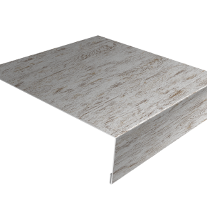 Планка лобовая/околооконная простая 190х50 0,45 Print Elite Snow Wood TwinColor (2м)