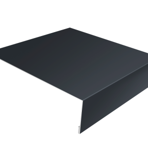 Планка лобовая/околооконная простая 190х50 0,5 Satin Matt RAL 7024 мокрый асфальт (3м)