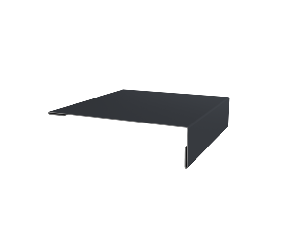 Планка мансардная 0,5 Satin Matt RAL 7024 мокрый асфальт (2м)