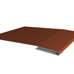 Планка начальная 0,5 Satin с пленкой RAL 8004 терракота (3м)