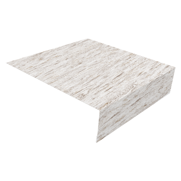 Планка околооконная простая 200х75 0,45 Print Elite Snow Wood TwinColor (3м)