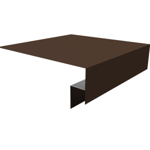 Планка околооконная сложная Блок-Хаус new Grand Line 200х50х27 0,45 PE с пленкой RAL 8017 шоколад (2м)