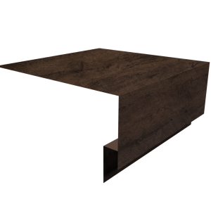 Планка околооконная сложная Блок-Хаус new Grand Line 200х75х27 0,45 Print Elite Antique Wood TwinColor (3м)