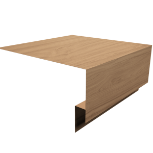 Планка околооконная сложная Блок-Хаус new Grand Line 200х75х27 0,45 Print Elite Honey Wood TwinColor (3м)