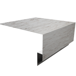 Планка околооконная сложная Блок-Хаус new Grand Line 200х75х27 0,45 Print Elite Snow Wood TwinColor (3м)