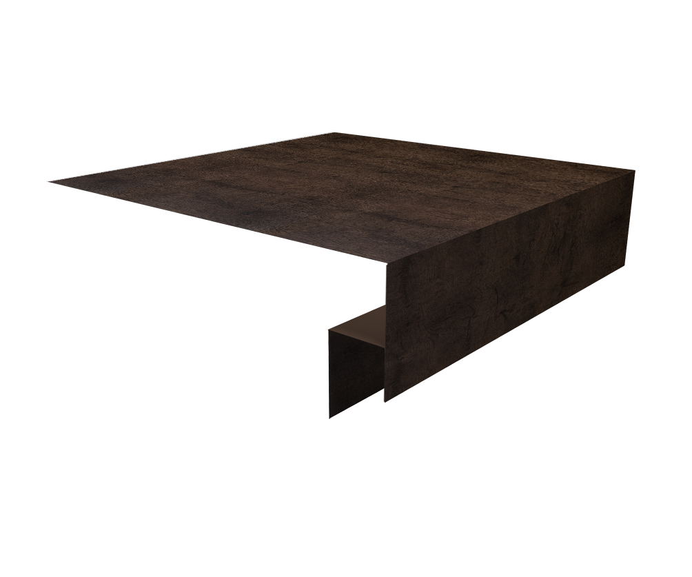 Планка околооконная сложная Блок-Хаус new Grand Line 250х50х27 (j-фаска) 0,45 Print Premium Antique Wood TwinColor (2м)