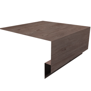 Планка околооконная сложная Блок-Хаус new Grand Line 250х75х27 0,45 Print Elite White Wood TwinColor (3м)