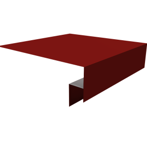 Планка околооконная сложная Экобрус Grand Line 200х50х25 0,45 PE с пленкой RAL 3011 коричнево-красный (3м)