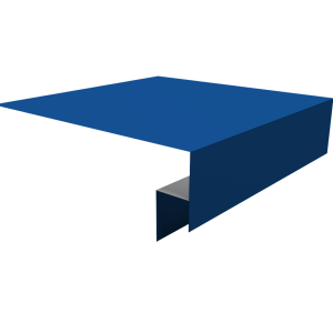 Планка околооконная сложная Экобрус Grand Line 200х50х25 0,45 PE с пленкой RAL 5005 сигнальный синий (2м)