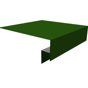 Планка околооконная сложная Экобрус Grand Line 200х50х25 0,45 PE с пленкой RAL 6002 лиственно-зеленый (2м)