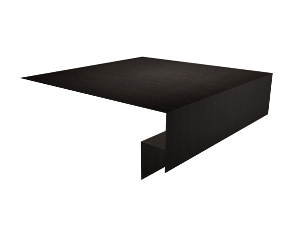 Планка околооконная сложная Экобрус Grand Line 200х50х25 0,45 Print Elite Coffee Wood TwinColor (2м)
