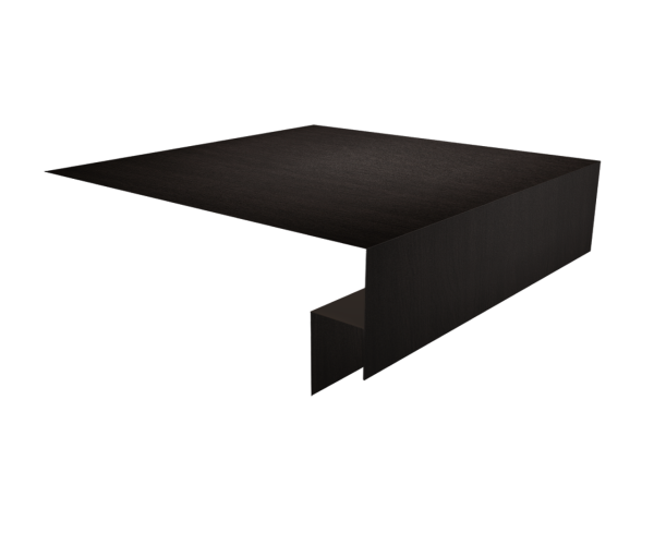Планка околооконная сложная Экобрус Grand Line 250х50х25 0,45 Print Elite Coffee Wood TwinColor (2м)