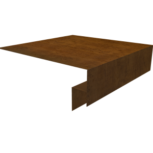 Планка околооконная сложная Экобрус Grand Line 250х50х25 0,45 Print Elite Golden Wood TwinColor (2м)