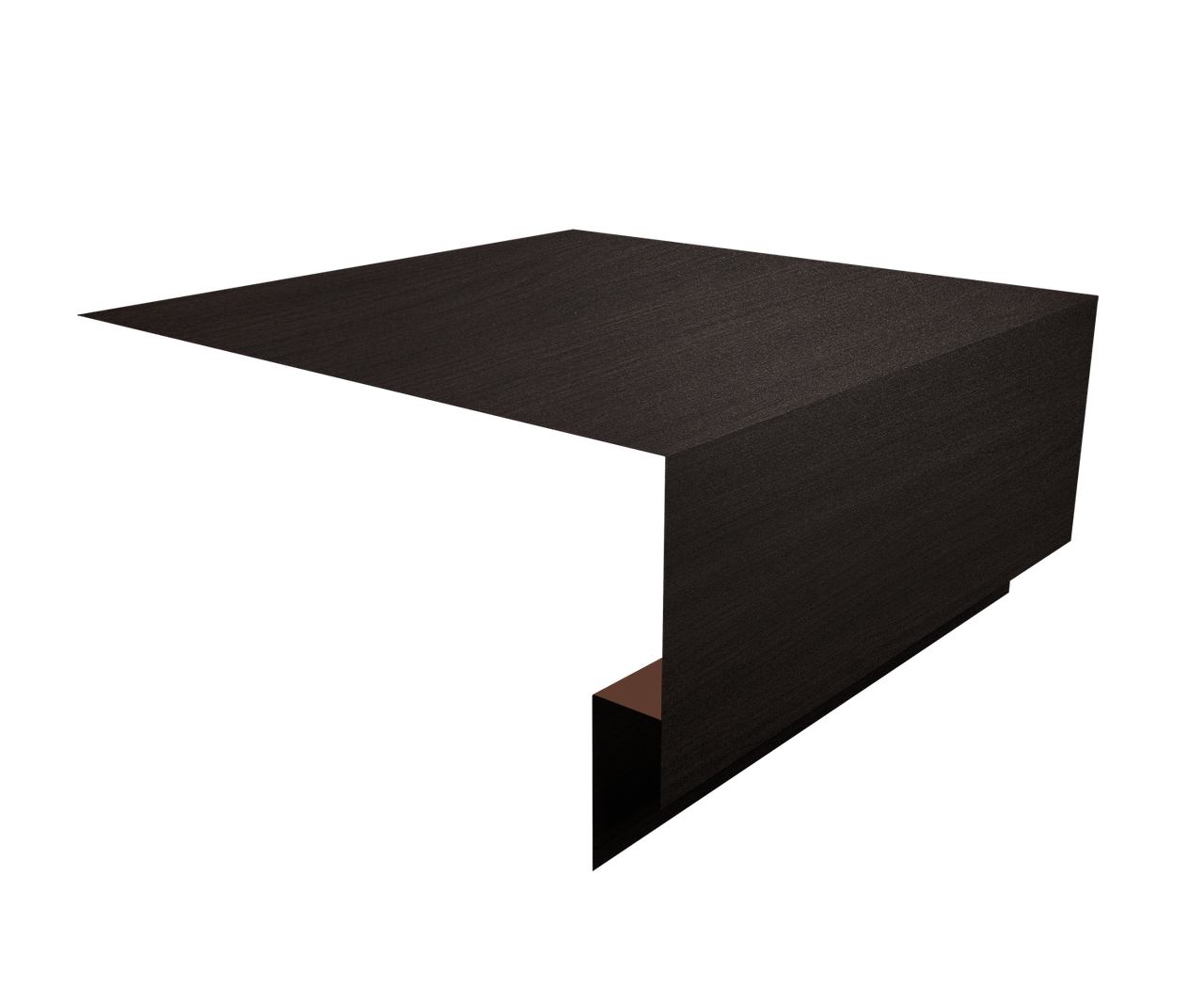 Планка околооконная сложная Экобрус Grand Line 250х75х25 0,45 Print Elite Coffee Wood TwinColor (3м)