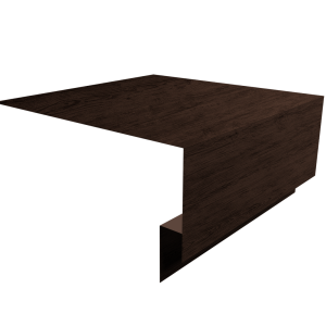 Планка околооконная сложная Экобрус Grand Line 250х75х25 0,45 Print Premium Antique Wood TwinColor (2м)