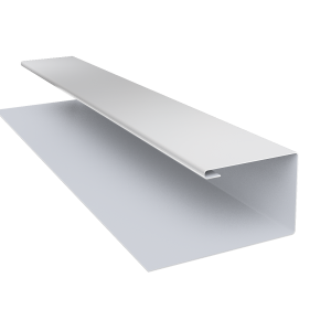 Планка П-образная Блок-Хаус new Grand Line 0,45 PE с пленкой RAL 9003 сигнальный белый (2м)