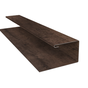 Планка П-образная Блок-Хаус new Grand Line 0,45 Print-Double Elite Antique Wood (2м)