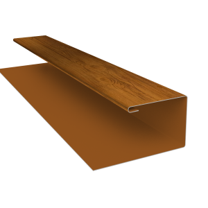 Планка П-образная Экобрус Grand Line 0,45 Print Elite Golden Wood TwinColor (2м)