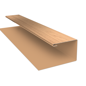 Планка П-образная Экобрус Grand Line 0,45 Print Elite Honey Wood TwinColor (2м)