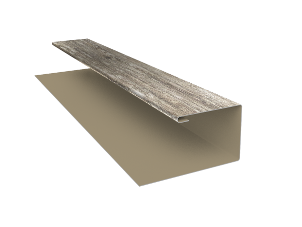 Планка П-образная Экобрус Grand Line 0,45 Print Elite Nordic Wood TwinColor (2м)