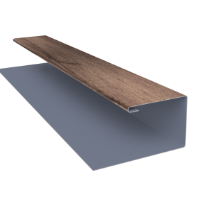 Планка П-образная Экобрус Grand Line 0,45 Print Premium Almond Wood Fresh (2м)