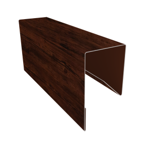 Планка П-образная заборная 17 0,45 Print Elite Cherry Wood TwinColor (2,5м)