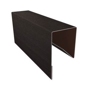 Планка П-образная заборная 17 0,45 Print Elite Coffee Wood TwinColor (2м)