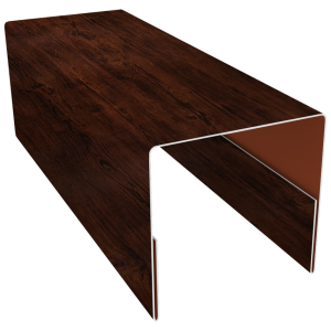 Планка П-образная заборная 20 0,45 Print Elite Cherry Wood TwinColor (2,5м)